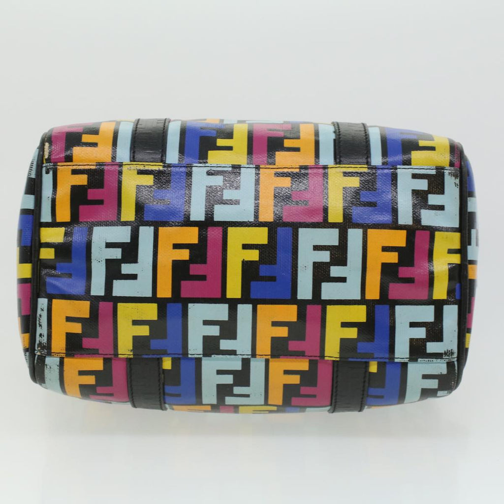 FENDI Zucca Canvas Hand Bag Multicolor 33276