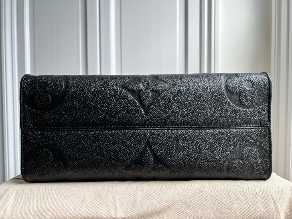 Louis Vuitton On the Go MM Black Empreinte (RRP £2,450)