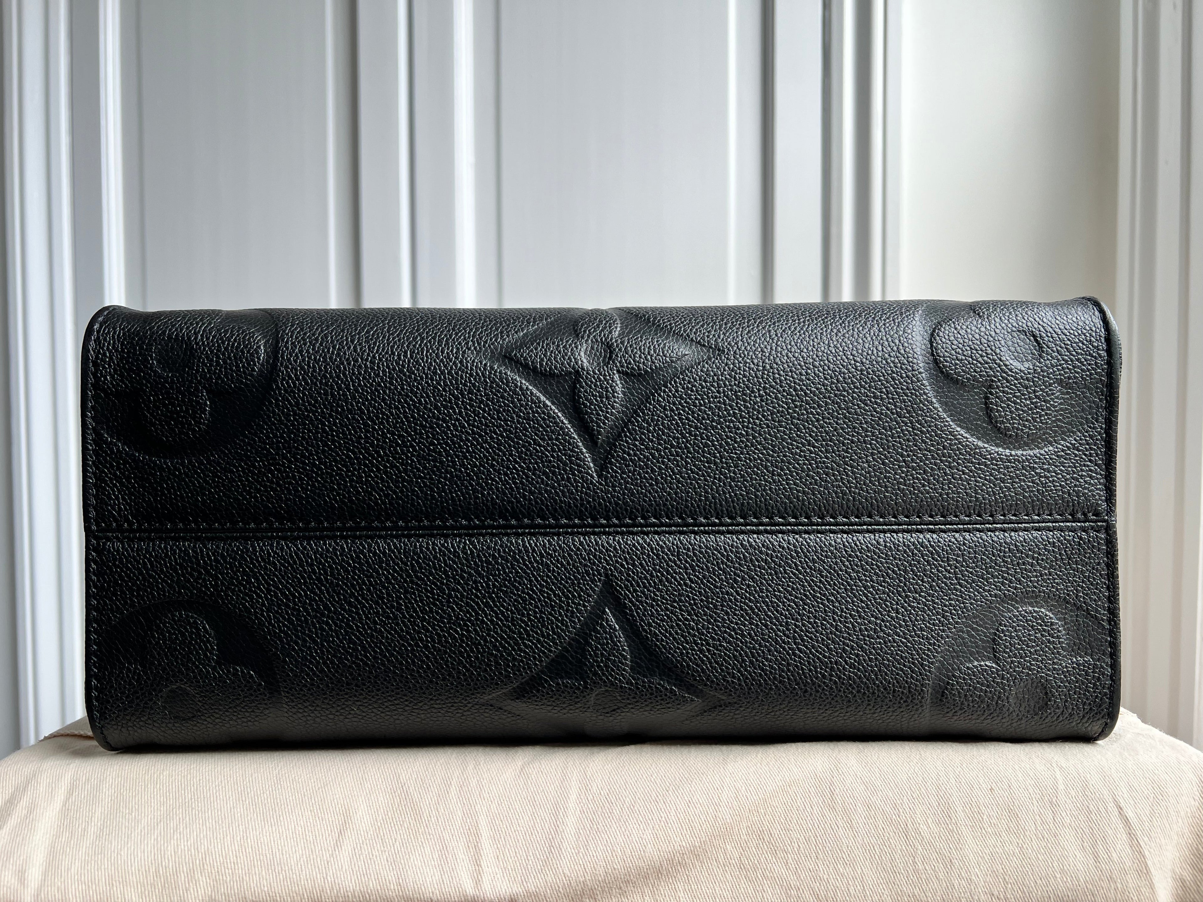 Louis Vuitton On the Go MM Black Empreinte (RRP £2,450)