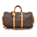 Louis Vuitto Keepall 50 Bandouliere Monogram Canvas Duffel Bag