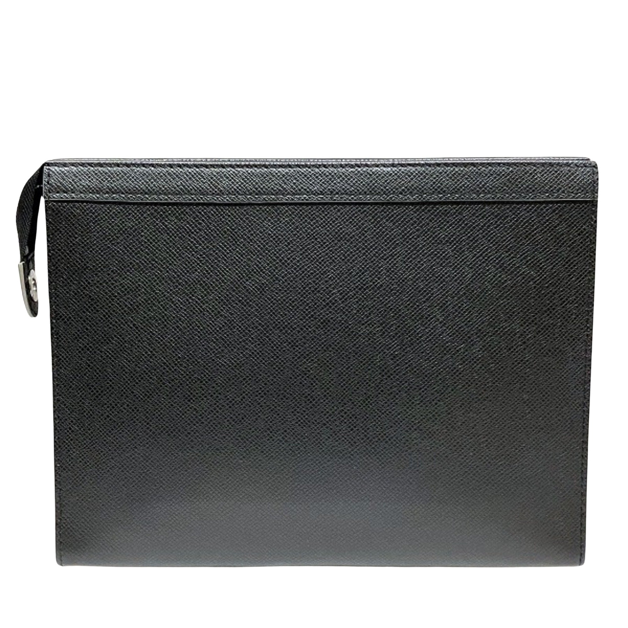 Louis Vuitton Pochette Voyage  Leather Clutch Bag