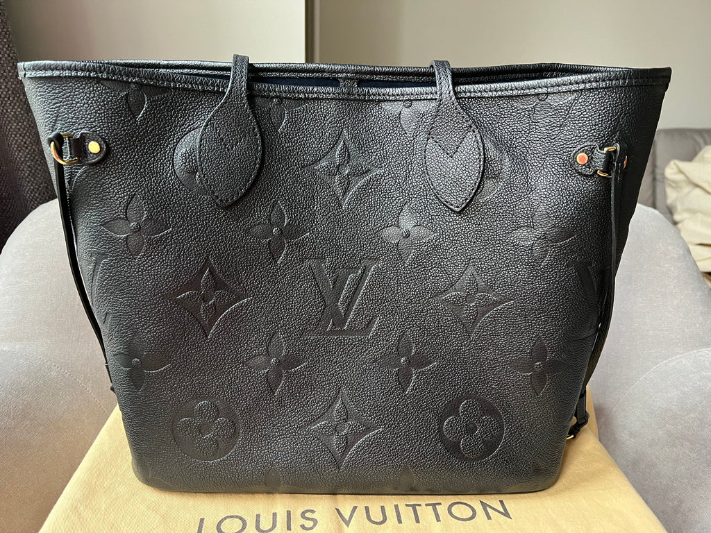 Louis Vuitton Neverfull MM Black Empreinte (RRP £1,940)