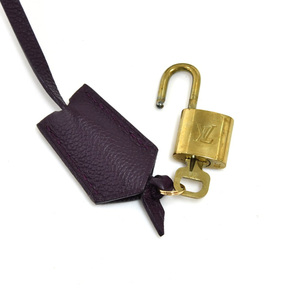 Louis Vuitto Audacieuse MM Monogram Empreinte Leather and Suede Bag