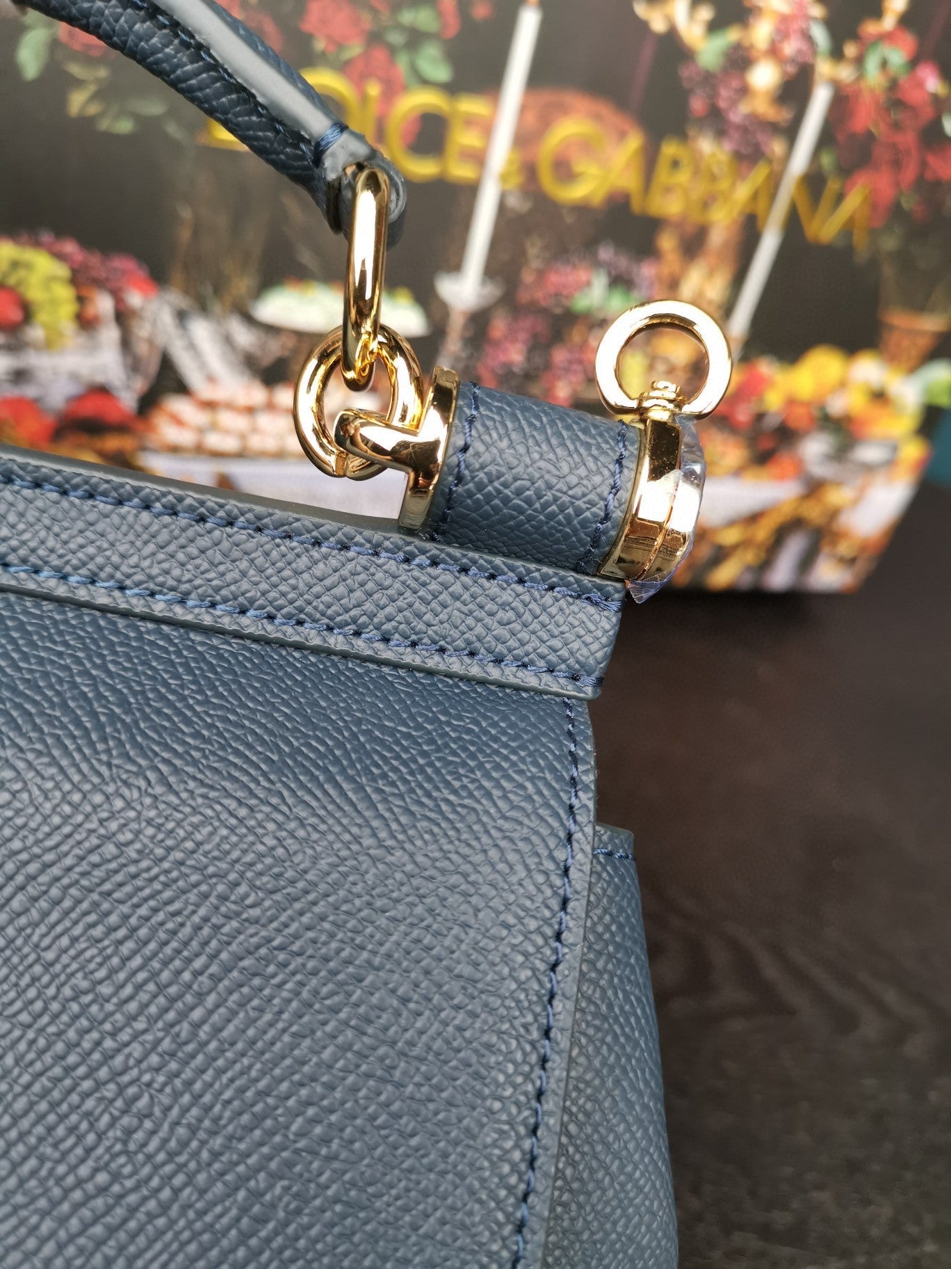 GLAMI Small Sicily Bag In Dauphine Blue For Women 7.5in/19cm GLAMI