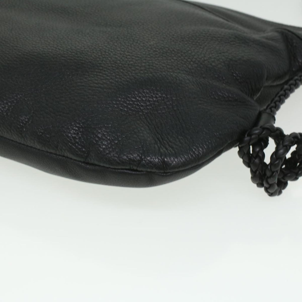 GUCCI Interlocking Shoulder Bag Leather Black 268244 33887