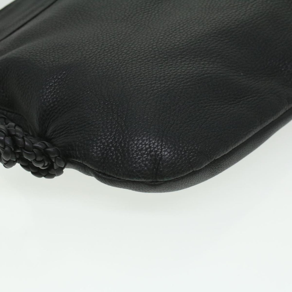GUCCI Interlocking Shoulder Bag Leather Black 268244 33887