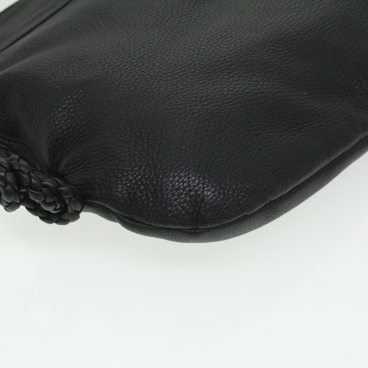 GUCCI Interlocking Shoulder Bag Leather Black 268244 33887