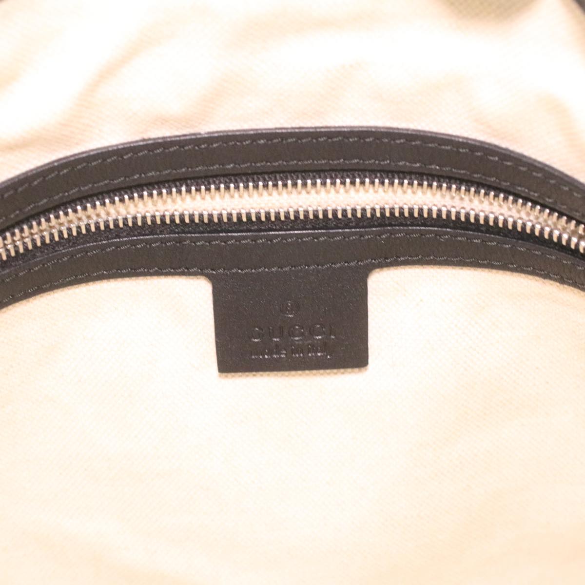 GUCCI Interlocking Shoulder Bag Leather Black 268244 33887