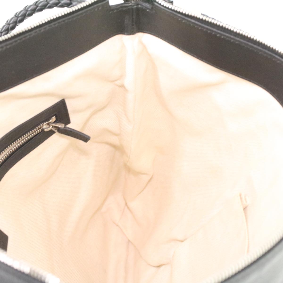 GUCCI Interlocking Shoulder Bag Leather Black 268244 33887