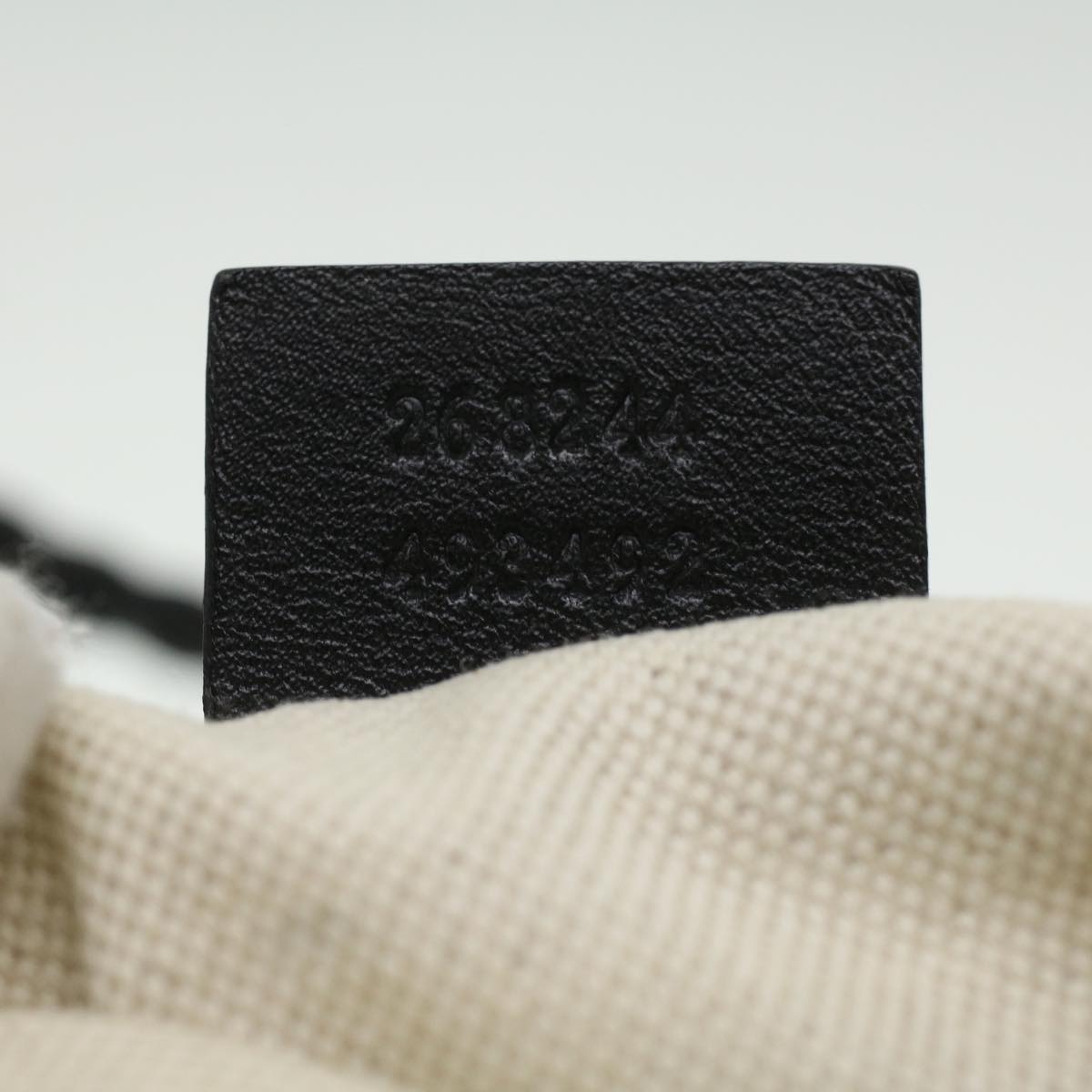 GUCCI Interlocking Shoulder Bag Leather Black 268244 33887