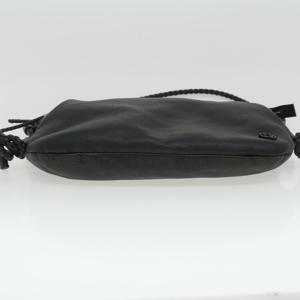 GUCCI Interlocking Shoulder Bag Leather Black 268244 33887