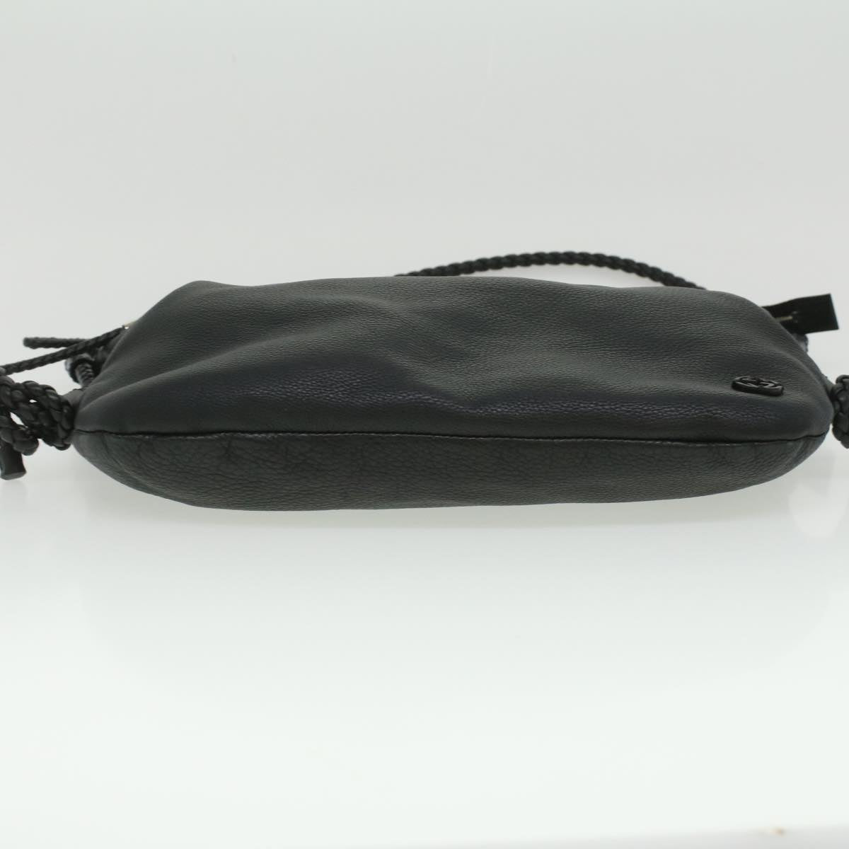 GUCCI Interlocking Shoulder Bag Leather Black 268244 33887
