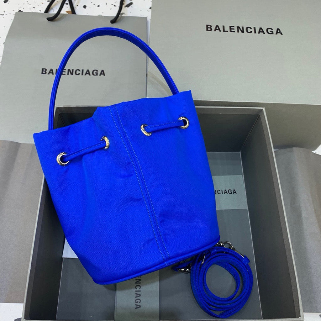 Balen Le Cagole MeGLAMIum Bucket Bag In Blue, For Women,  Bags 11.8in/30cm