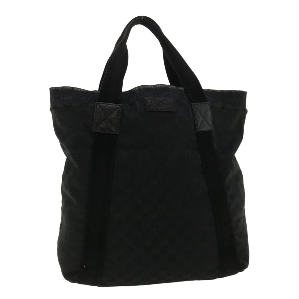 GUCCI GG Canvas Hand Bag Black 33937