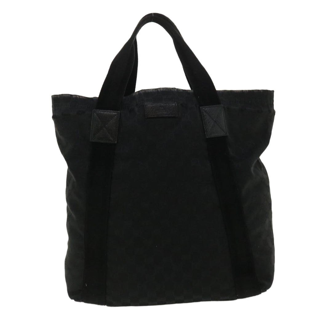GUCCI GG Canvas Hand Bag Black 33937