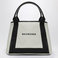 Balenciaga Cabas Bag Small Cream Cotton Canvas Women