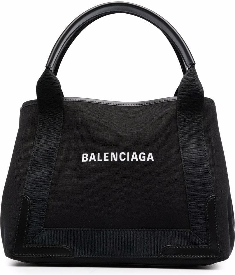 Navy Small Cabas Bag