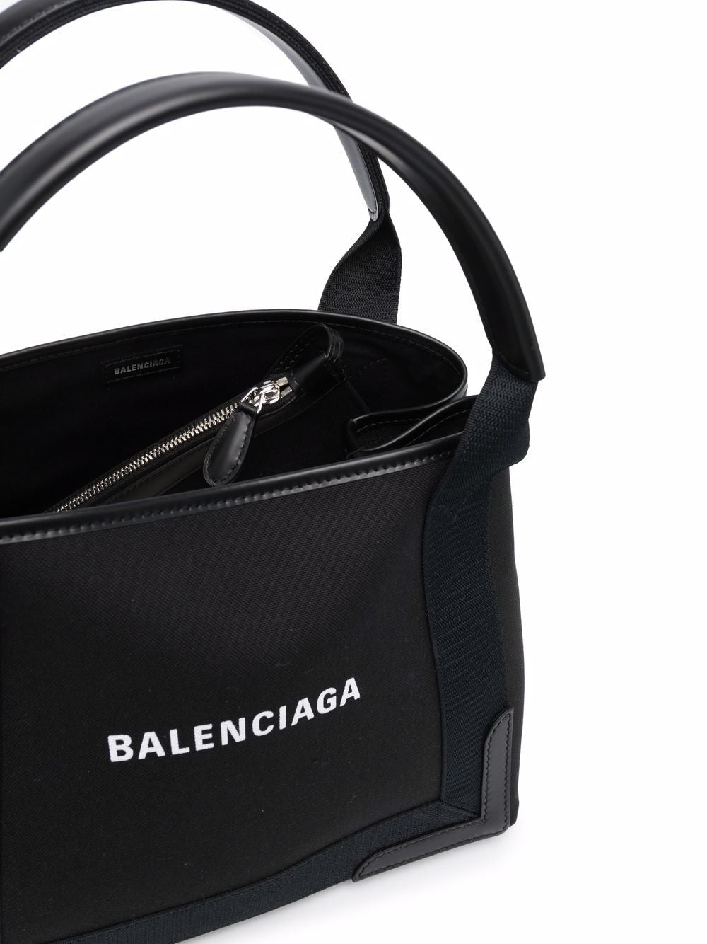 Navy Small Cabas Bag