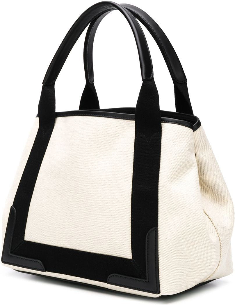 Navy Cabas Small Tote Bag
