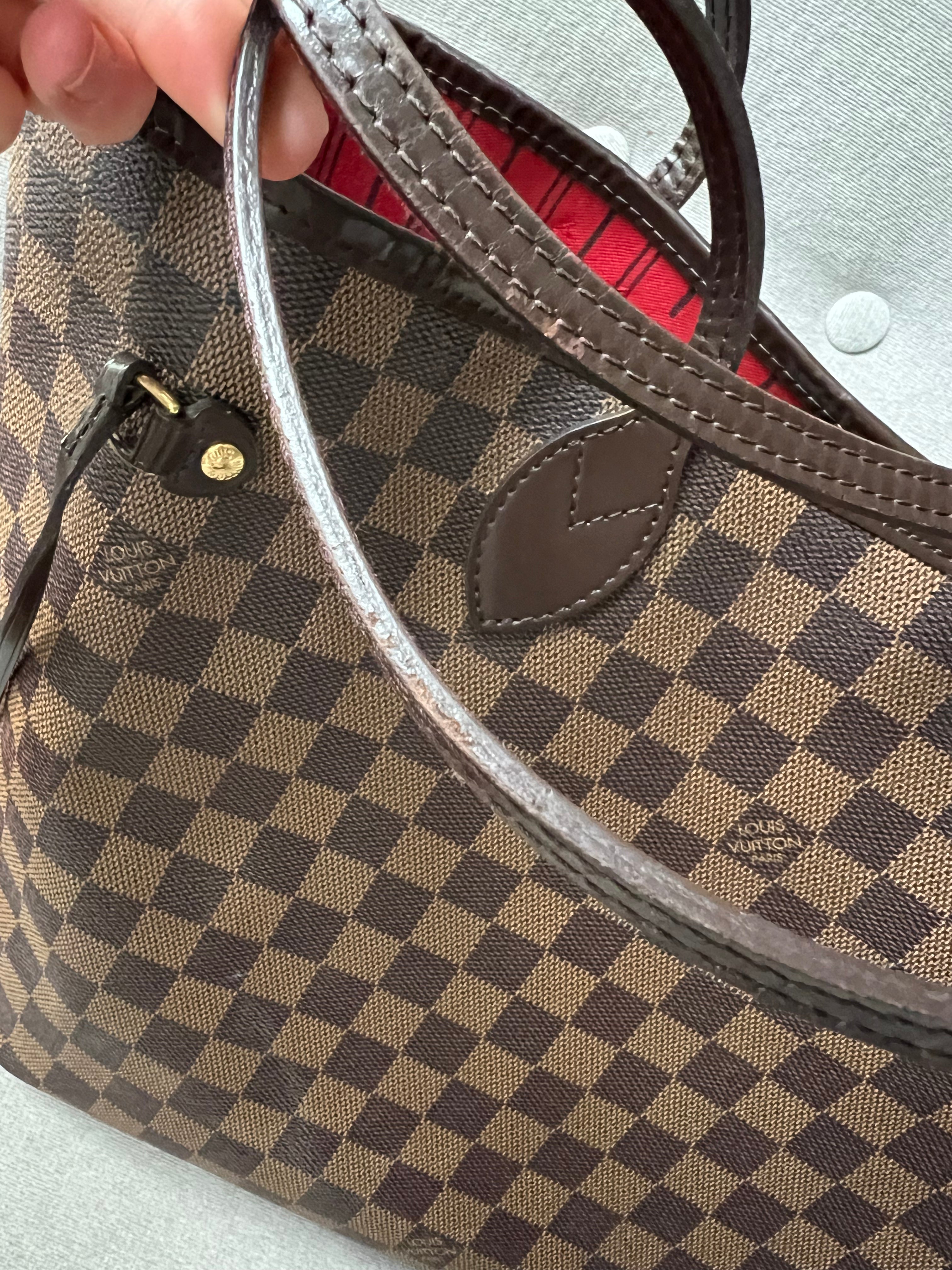 Louis Vuitton Neverfull MM Damier Ebene Cherry Interior (RRP £1410)