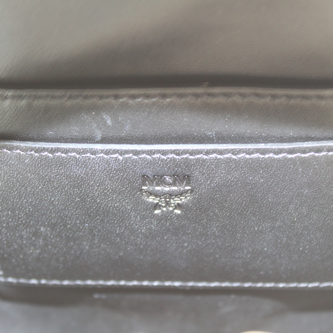 MCM Visetos Side Stud X-Mini Backpack