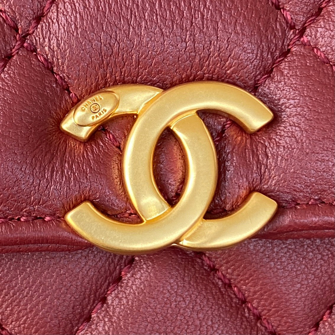 CHL Clutch With Chain Gold Hardware Red For Women, Women’s Handbags, Shoulder Bags 5.7in/14.5cm