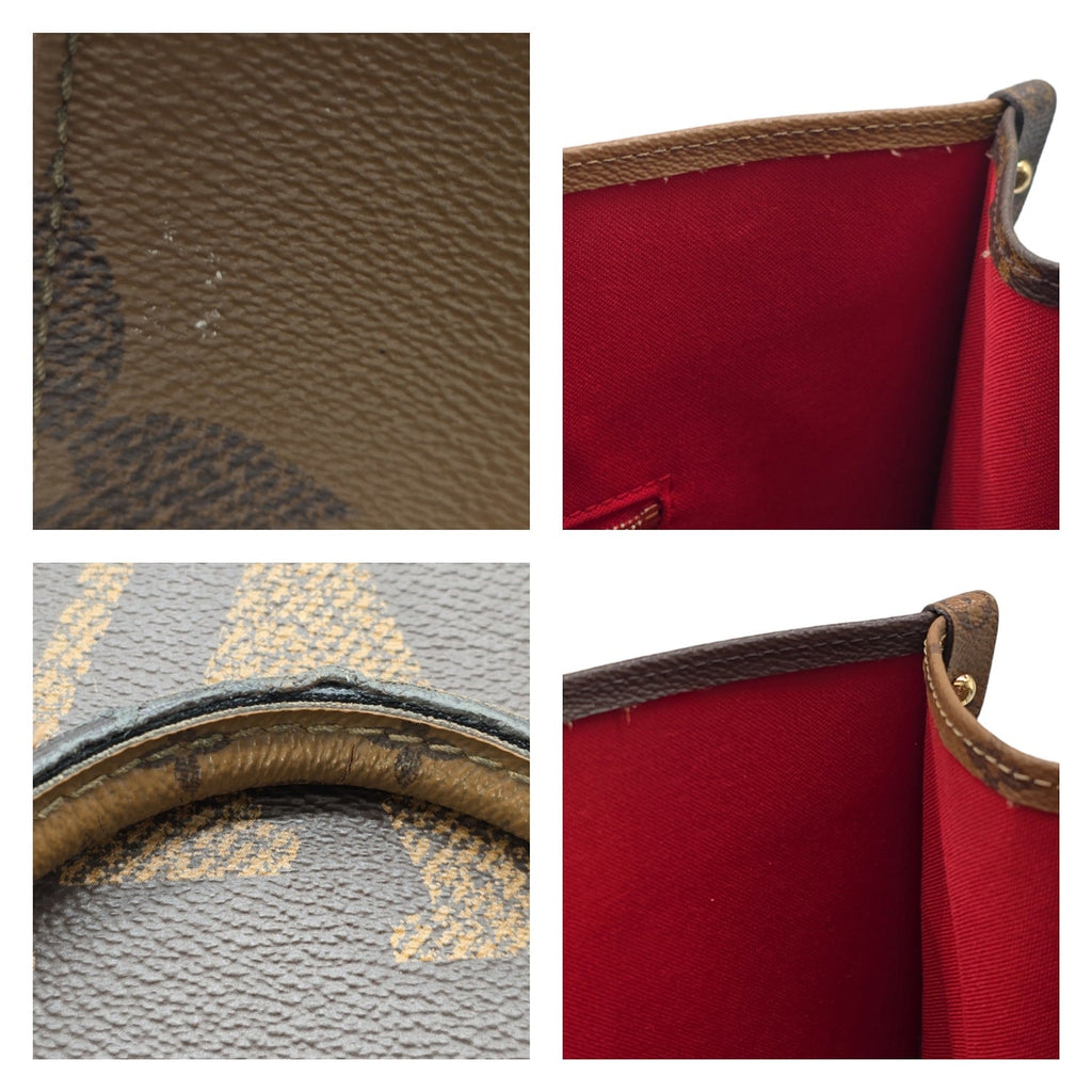 Louis Vuitton Monogram Giant Reverse Canvas Onthego GM Tote