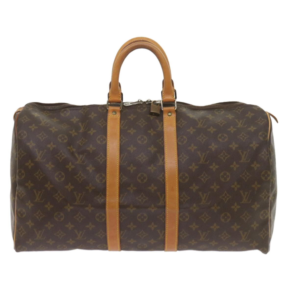 Louis Vuitton Keepall 50  Canvas Travel Bag ()