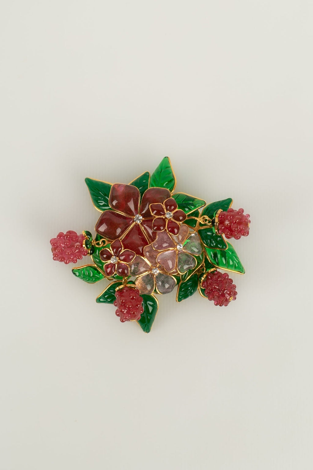 Broche framboises Augustine