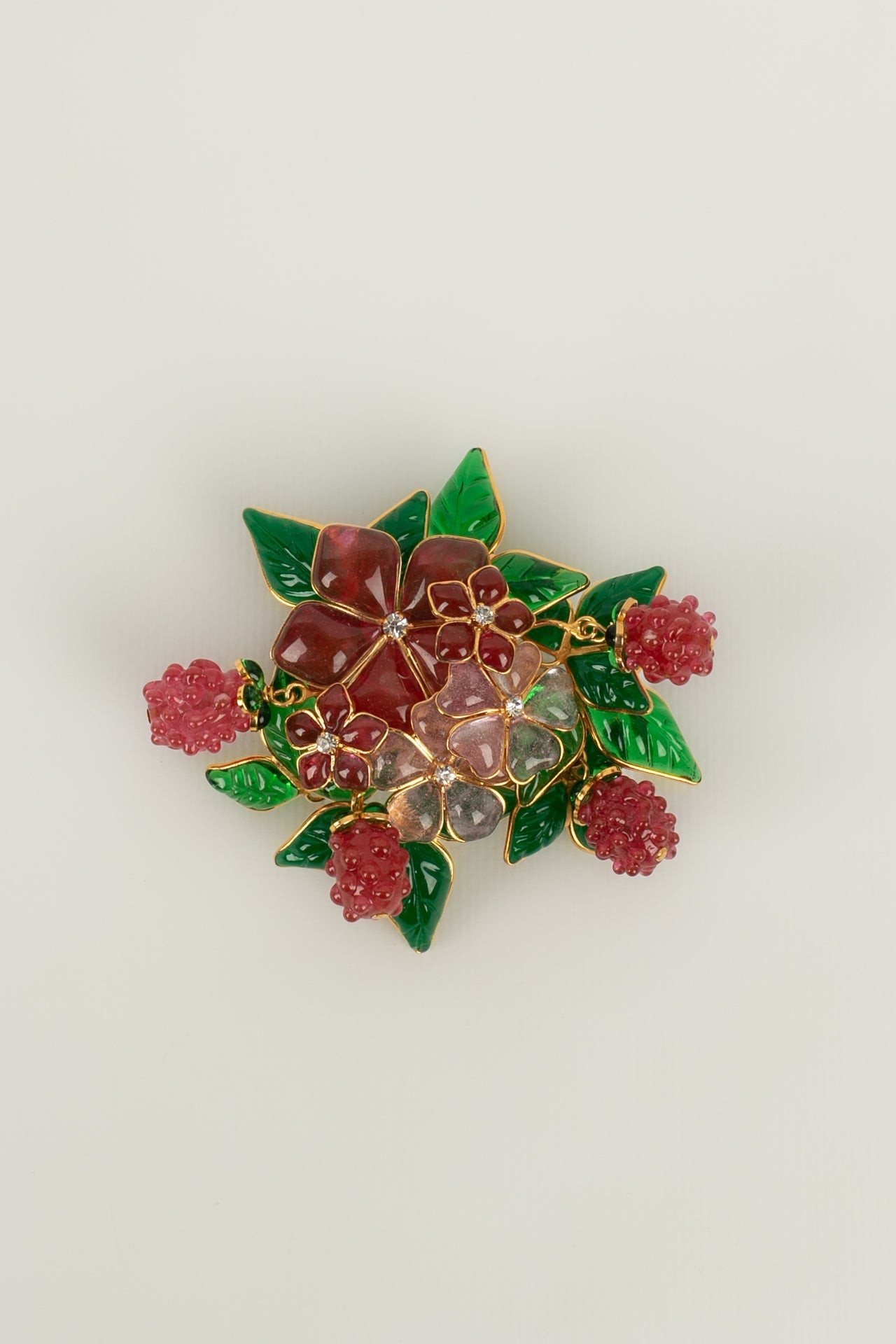 Broche framboises Augustine