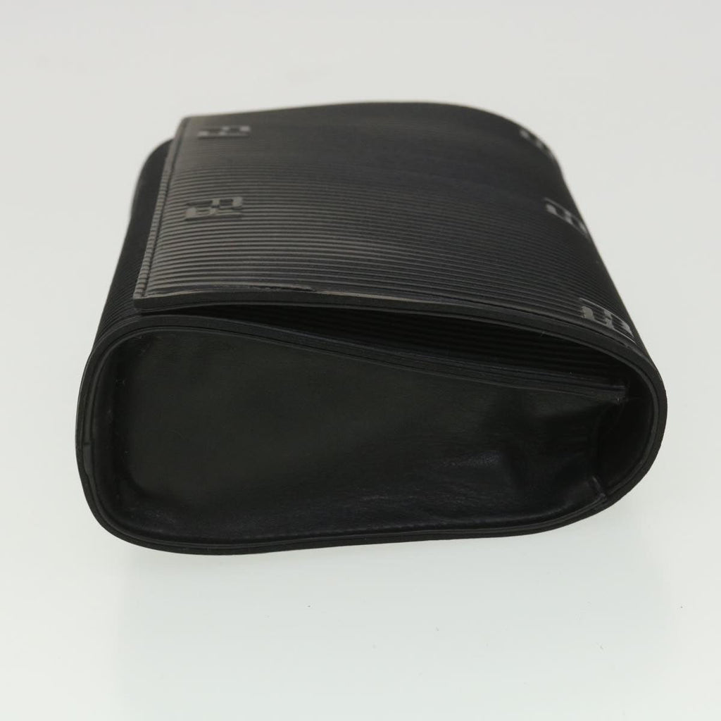 FENDI Shoulder Bag Leather Black 34011