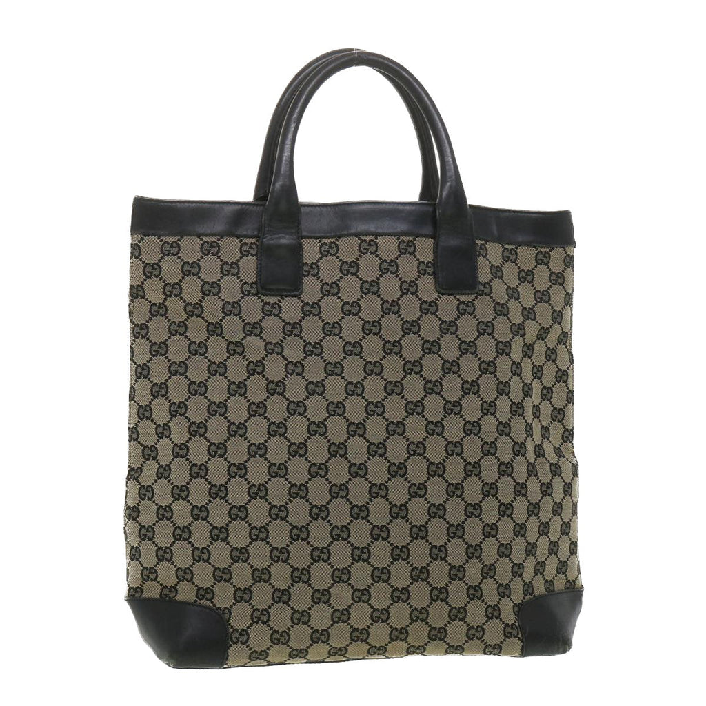 GUCCI GG Canvas Hand Bag Navy 1121 34050