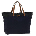 GUCCI GG Canvas Shoulder Bag Nylon Purple 282439 34062