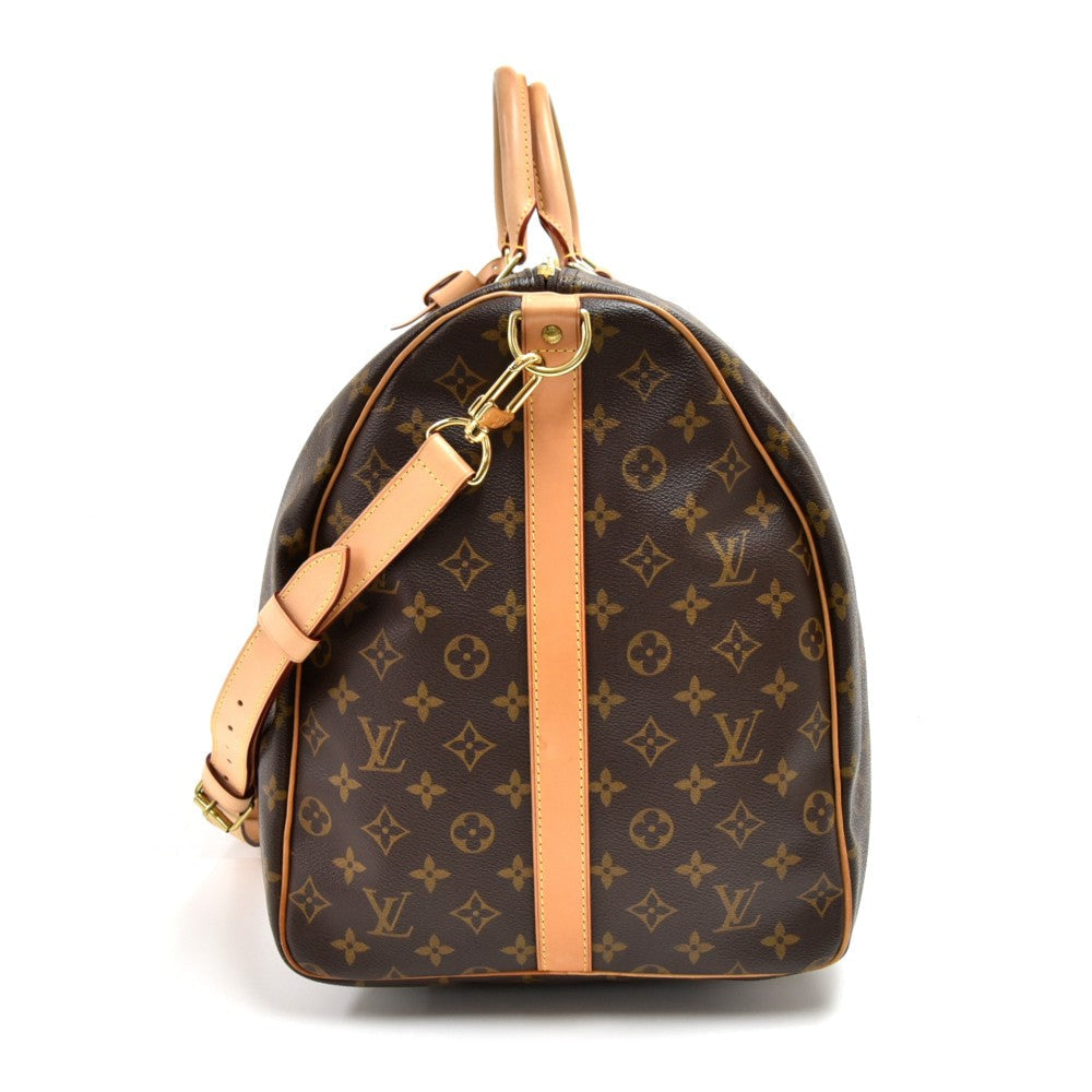 Louis Vuitto Keepall 60 Bandouliere Monogram Canvas Bag