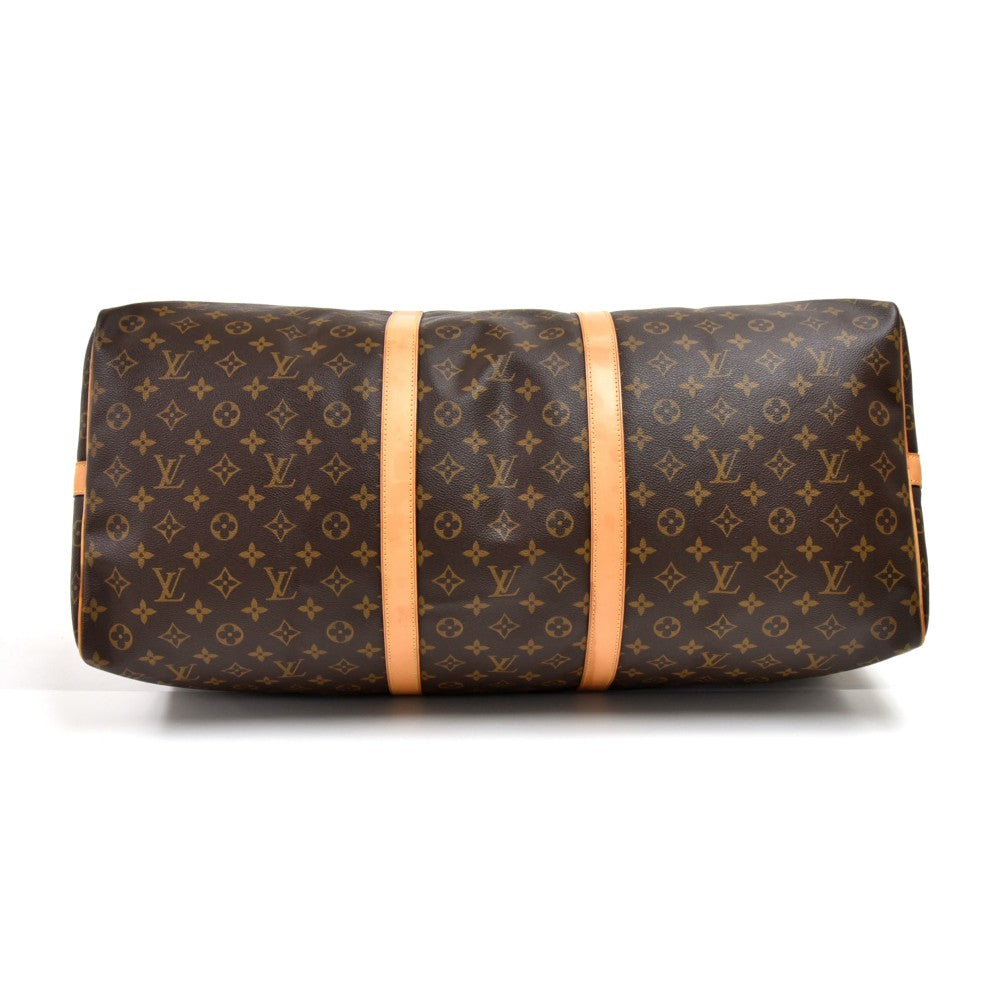 Louis Vuitto Keepall 60 Bandouliere Monogram Canvas Bag