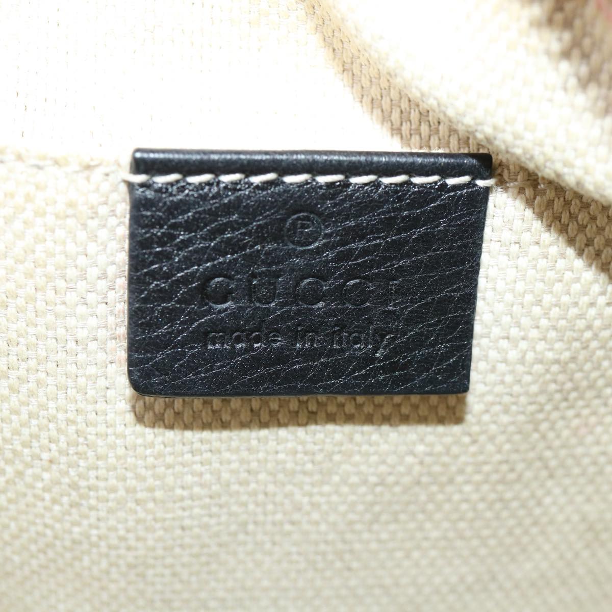 GUCCI Soho Shoulder Bag Leather Black 308364 34091
