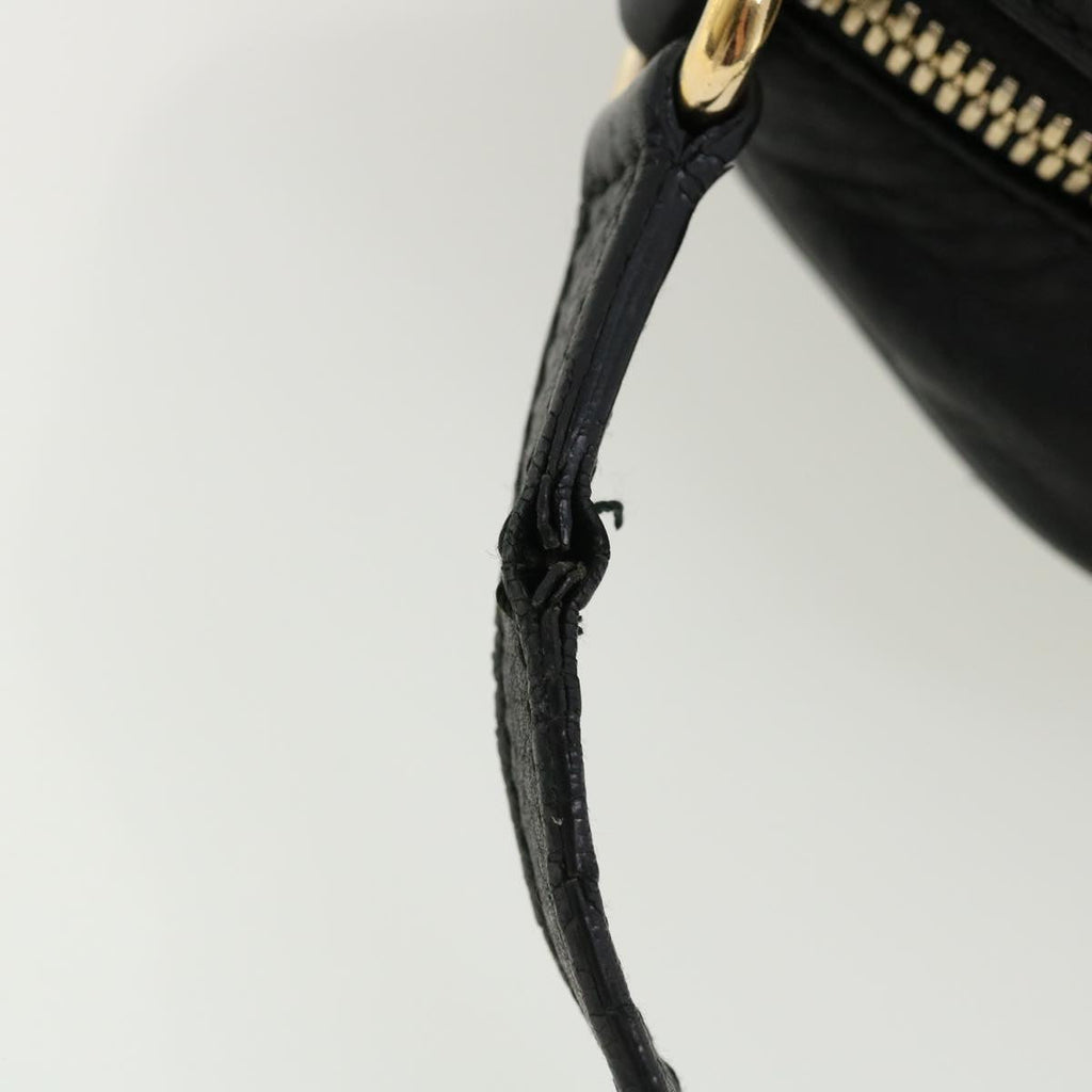 GUCCI Soho Shoulder Bag Leather Black 308364 34091