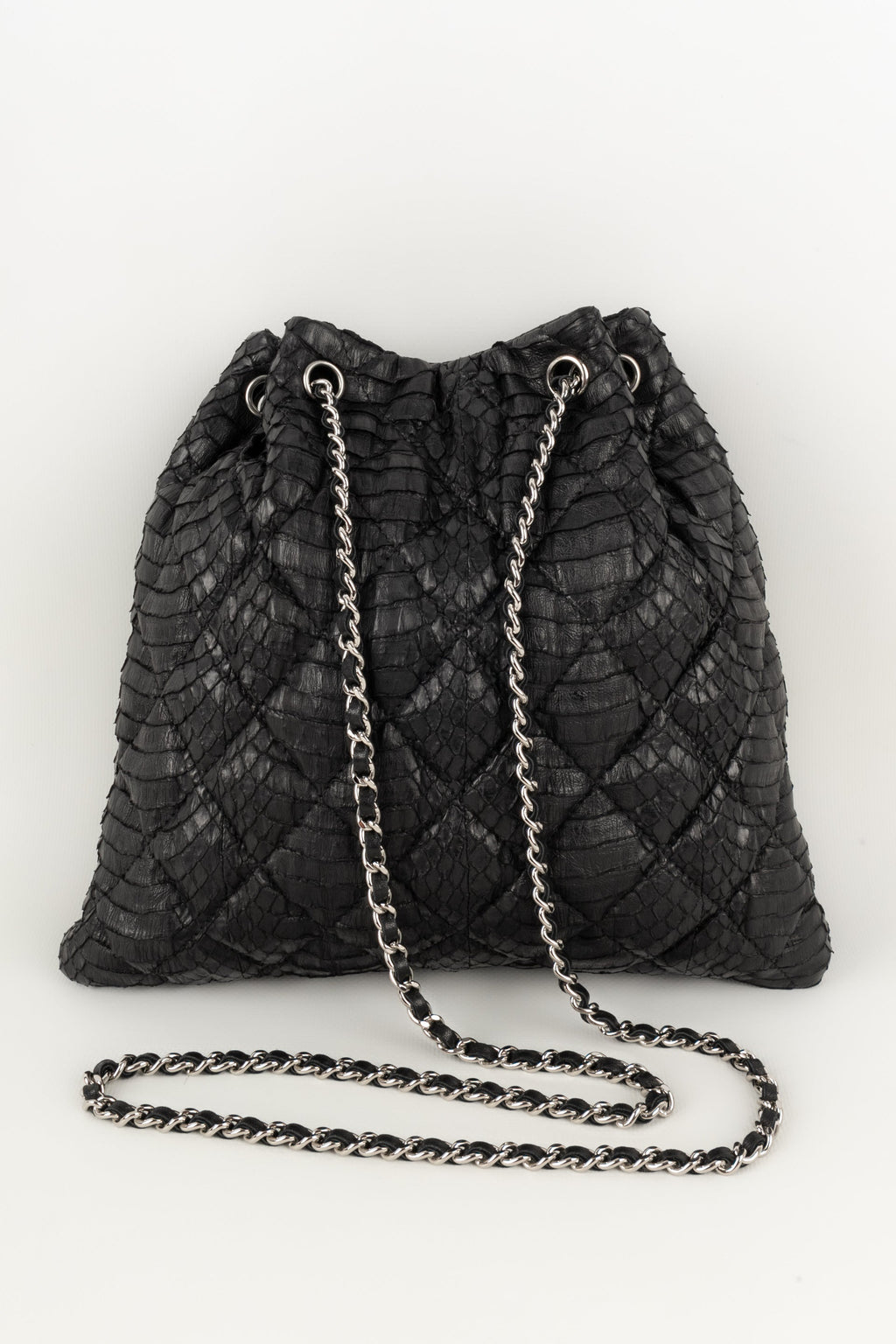 Sac en cuir noir Chanel