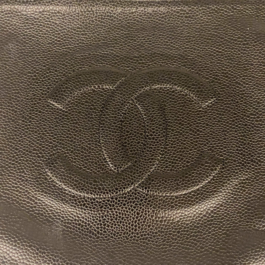 Chanel Black Leather Clutch