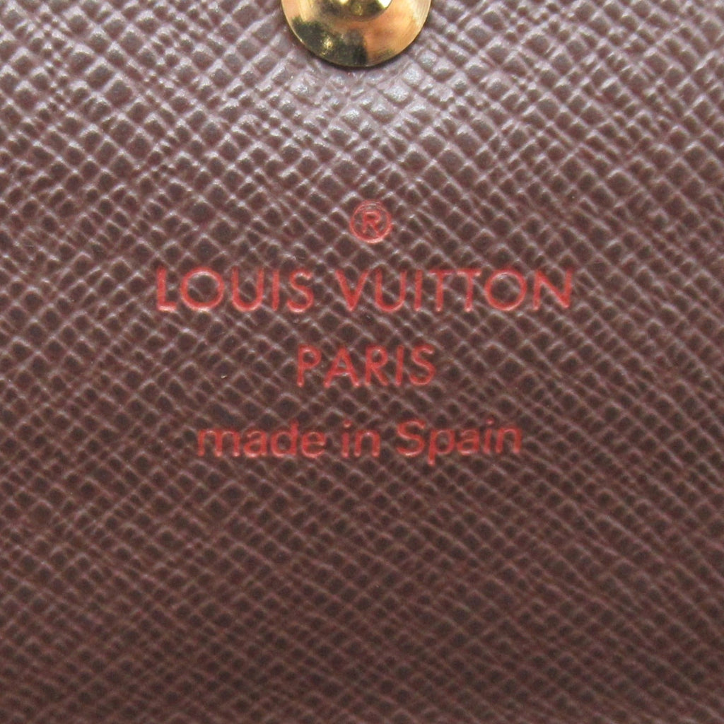 Louis Vuitton Louis Vuitton Portefolio Sarah Double Fold Wallet Wallet PVC Coated Canvas Damier  Brown N61734