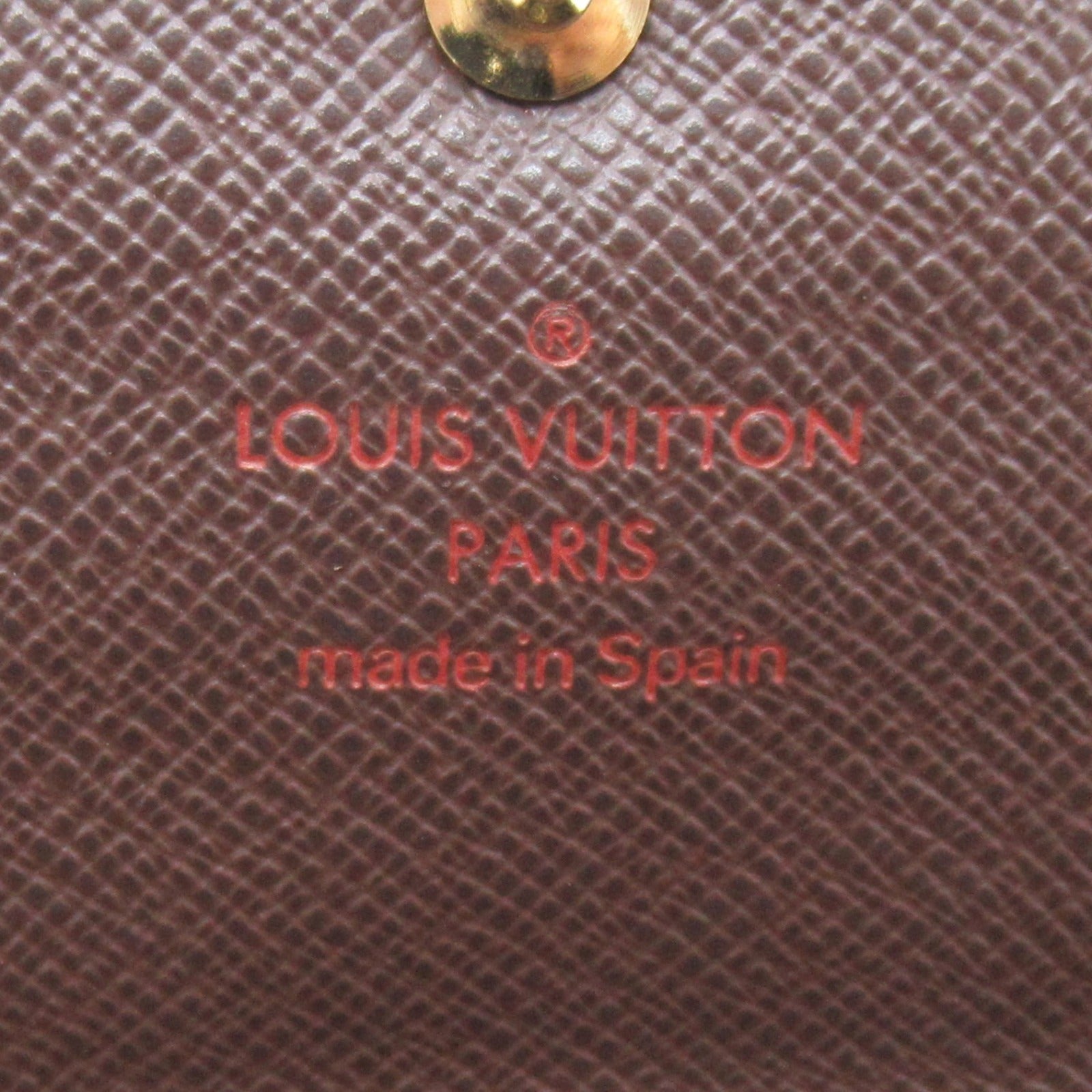 Louis Vuitton Louis Vuitton Portefolio Sarah Double Fold Wallet Wallet PVC Coated Canvas Damier  Brown N61734