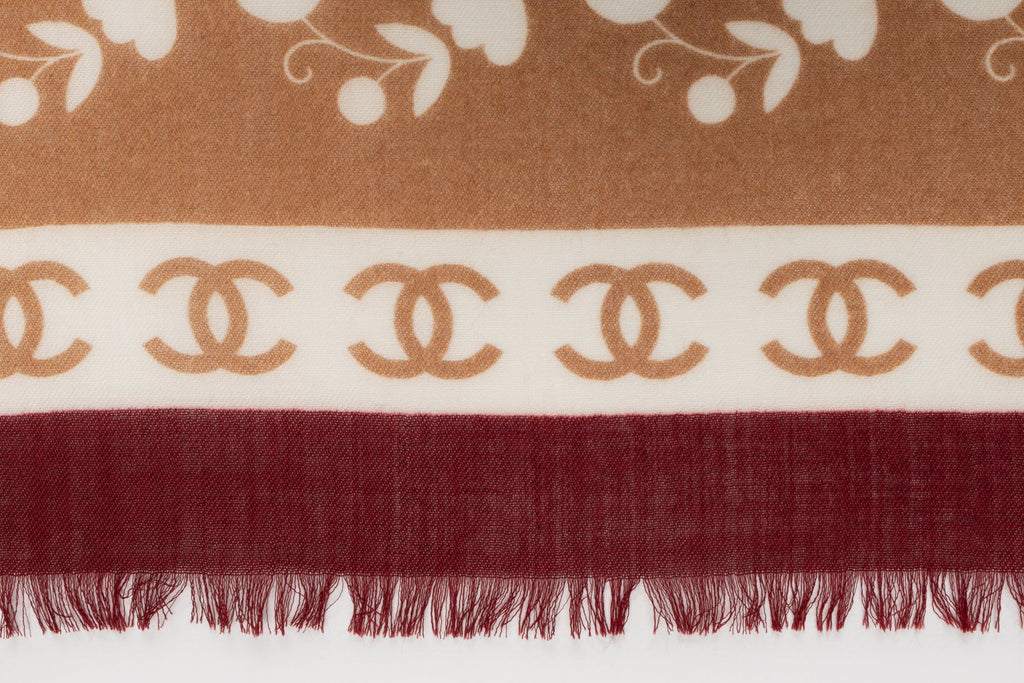 Foulard / ÃƒÆ’Ã‚Â©tole en laine et cachemire Chanel