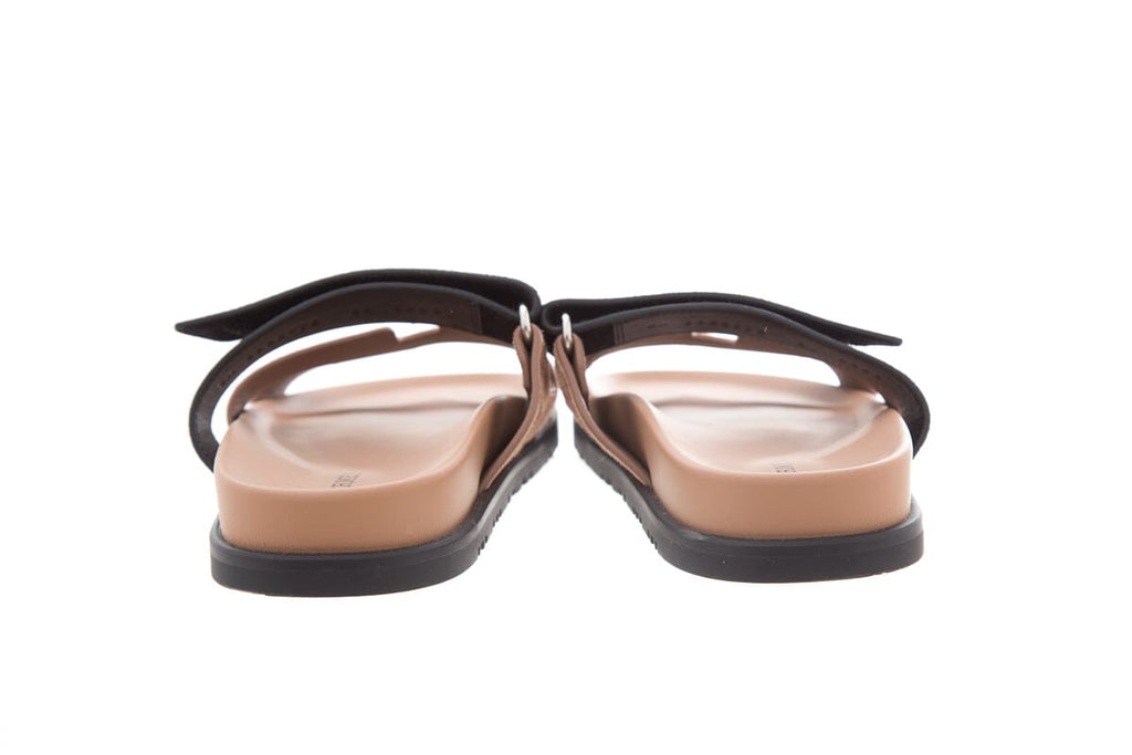HermÃƒÆ’Ã‚Â¨s Brow & Black Chypre Sandals SZ 36