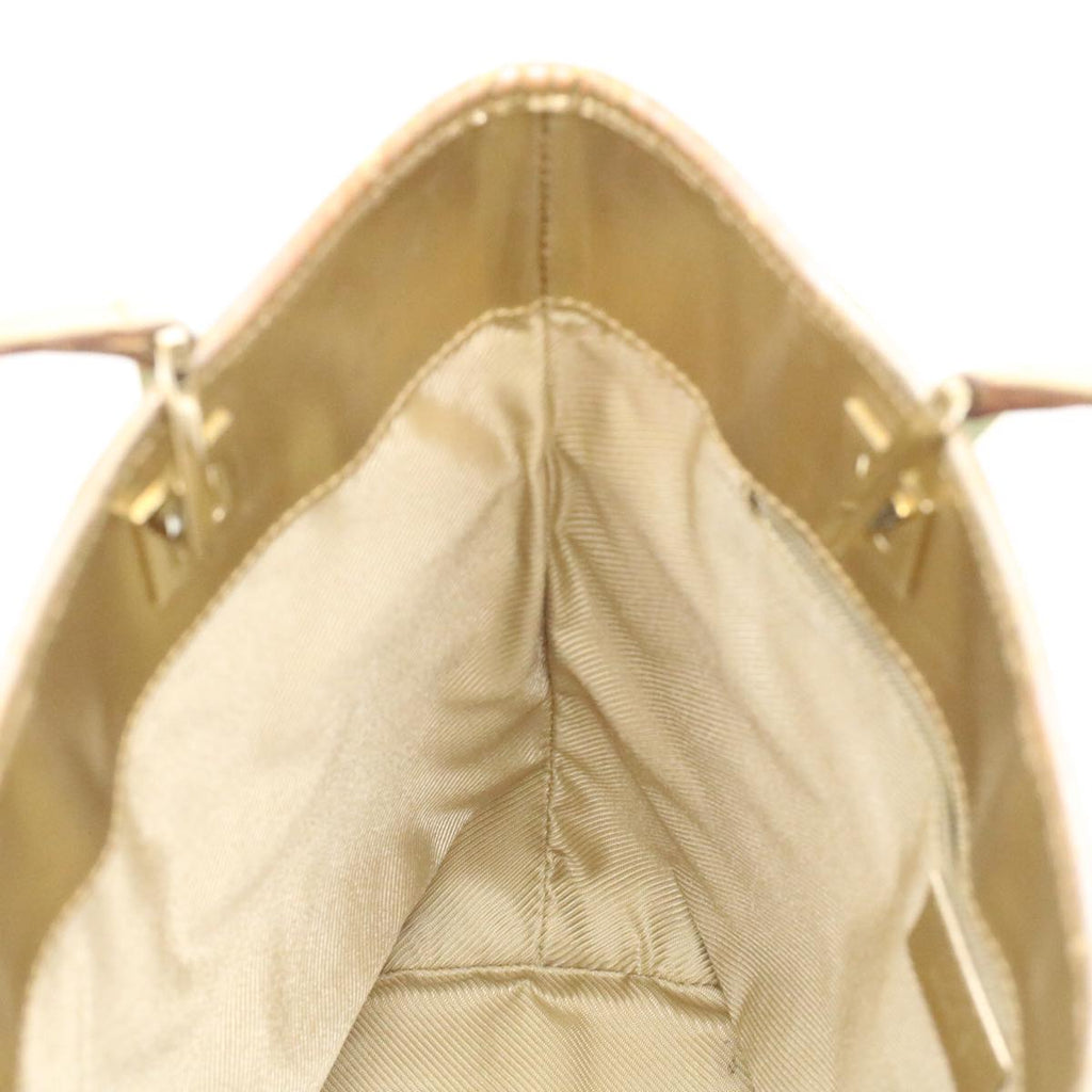 GUCCI GG Canvas Shoulder Bag Blue Champagne Gold 0021099 34623