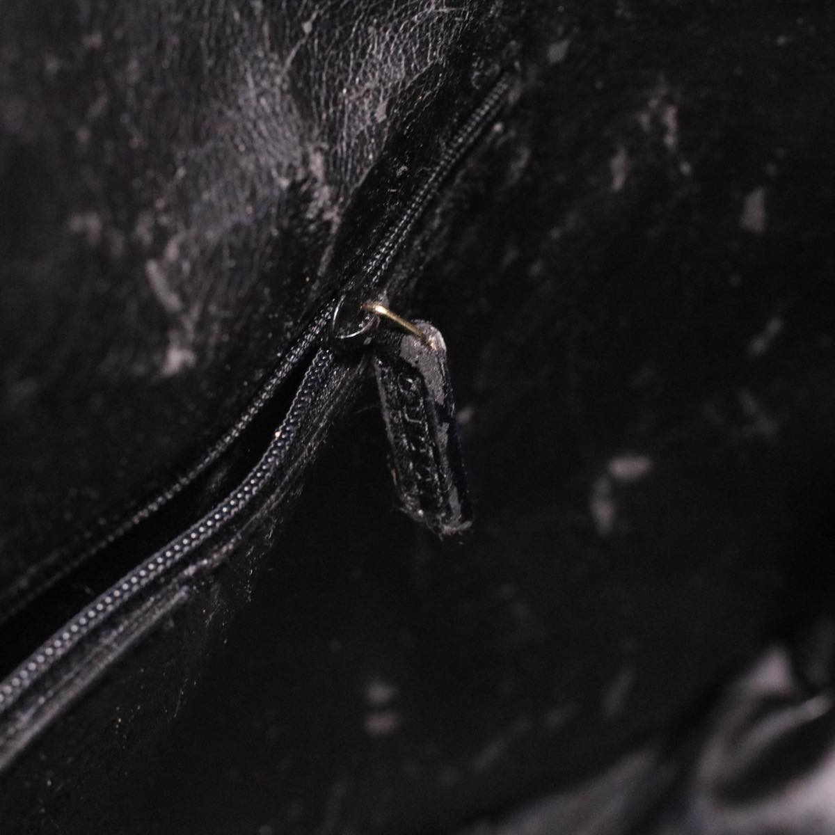 GUCCI Bamboo Shoulder Bag Leather Black 0011577 34651