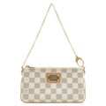Louis Vuitton Damier Azur Pochette Milla MM Mini Pouch N60027