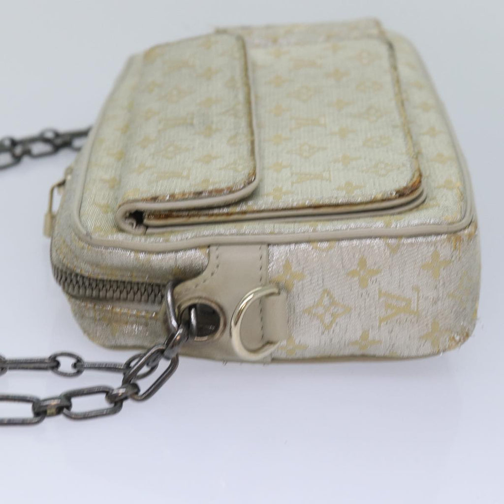 Louis Vuitton Monogram Shine Chain Mckenna Bag Silver