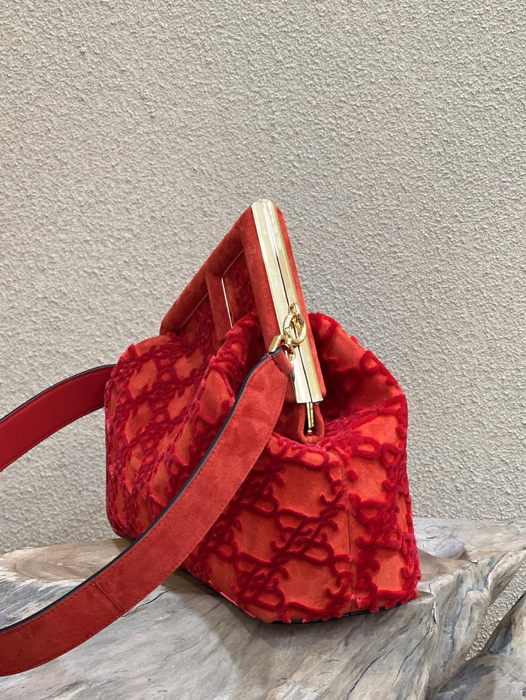FI First MeGLAMIum Red Bag For Woman 32.5cm/13in