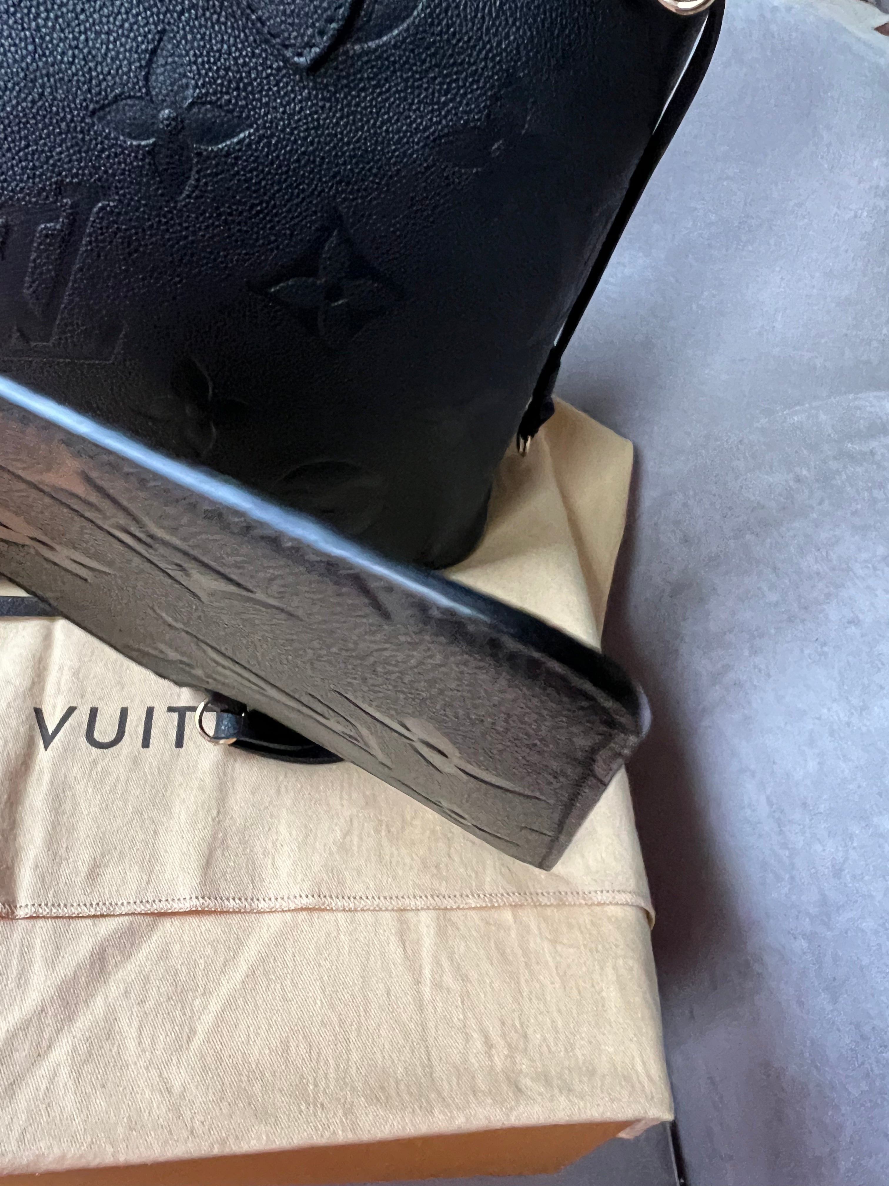 Louis Vuitton Neverfull MM Black Empreinte (RRP £1,940)