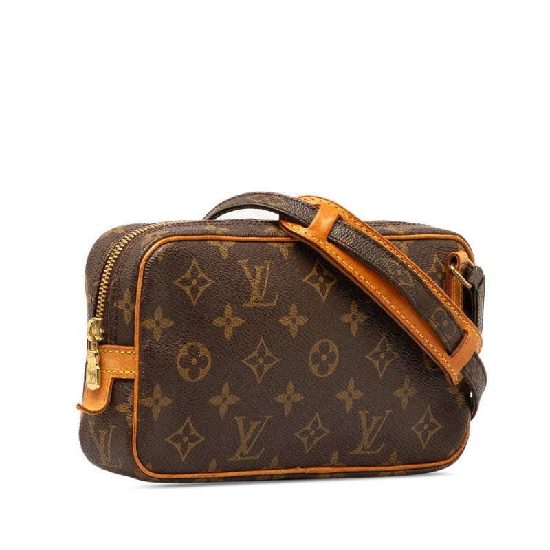 Louis Vuitton Monogram Poschet Marley Bandouliere  Shoulder Bag M51828 Brown PVC Leather  Louis Vuitton